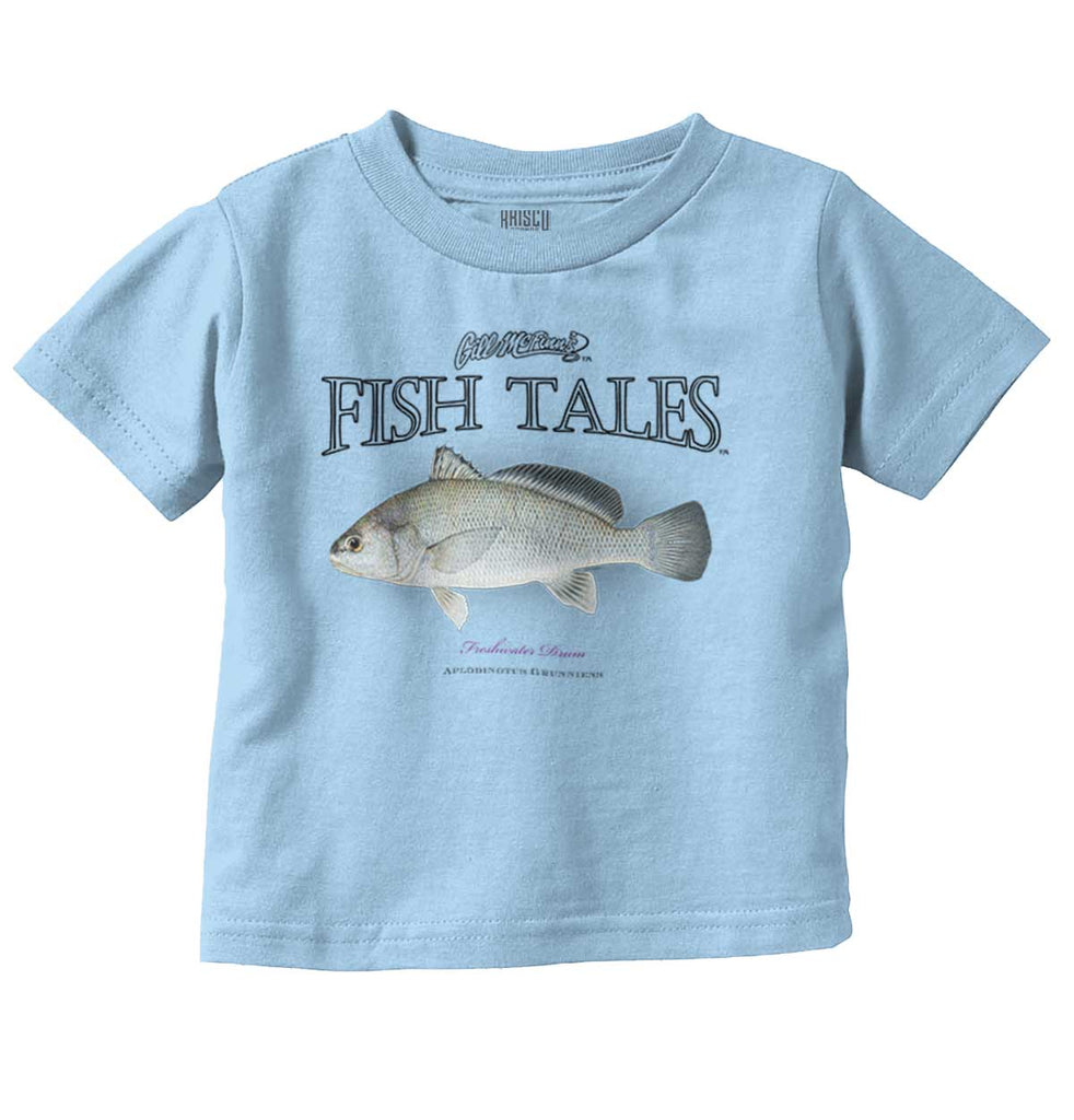 Freshwater Drum Infant Toddler T Shirt-Direct To Garment Print-Brisco Baby
