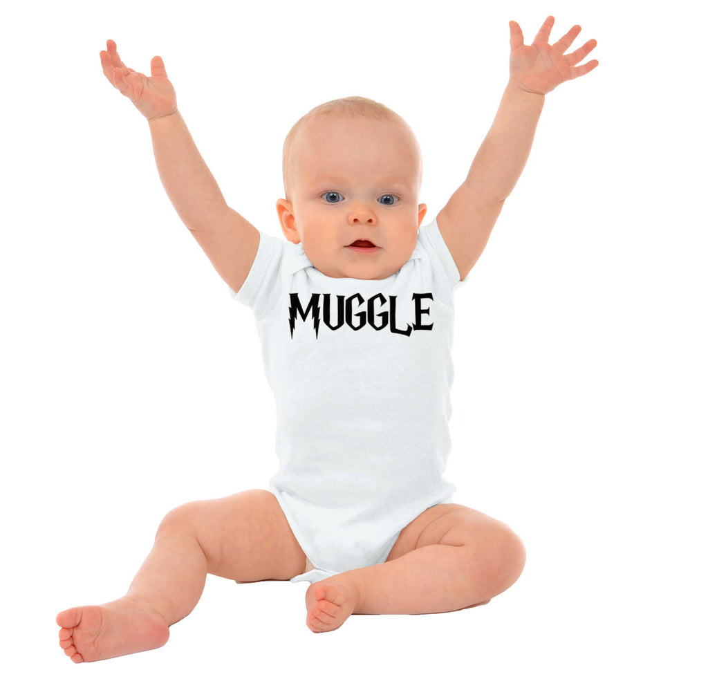 Muggles Romper Bodysuit-Direct To Garment Print-Brisco Baby