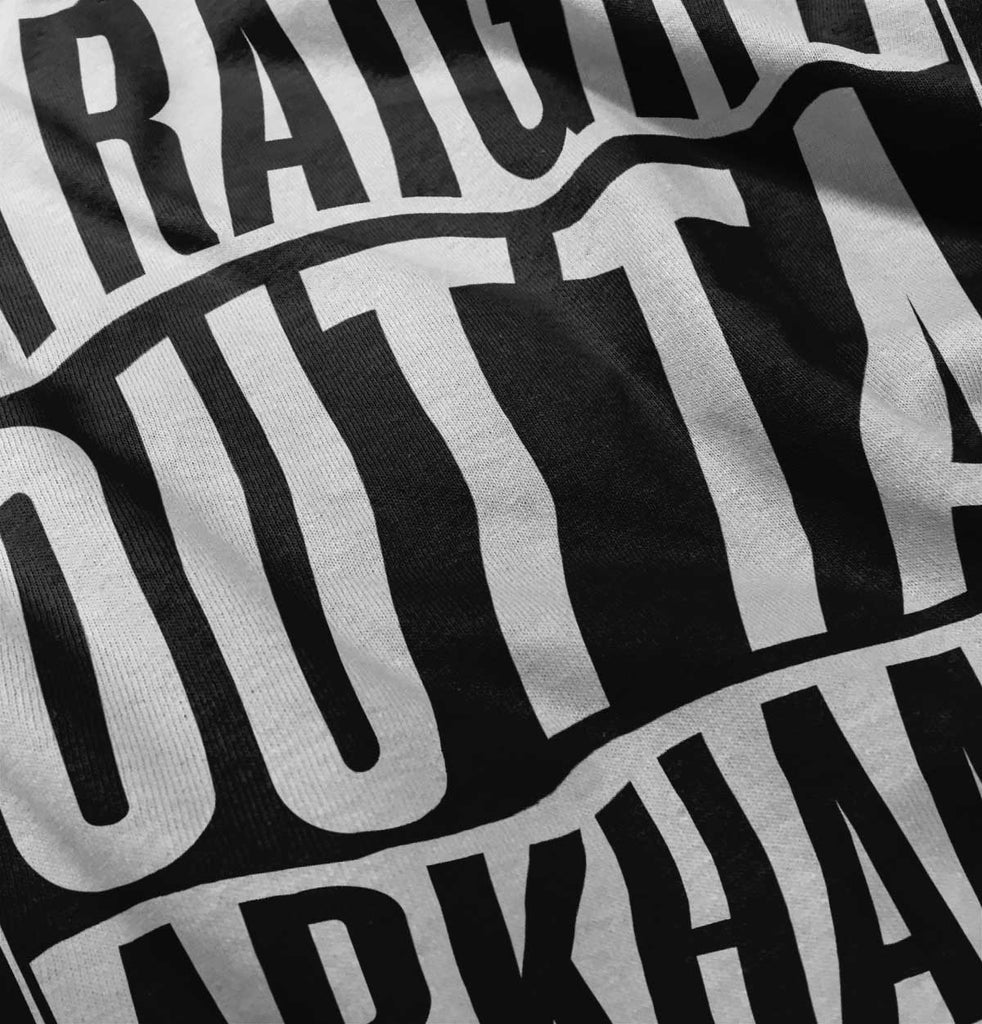 Straight Outta Arkham Romper Bodysuit-Direct To Garment Print-Brisco Baby