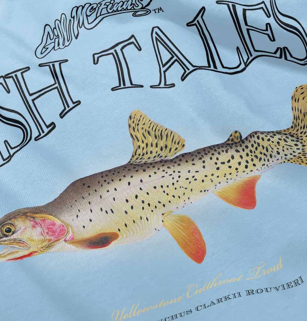 Yellowstone Trout Infant Baby Bib-Direct To Garment Print-Brisco Baby