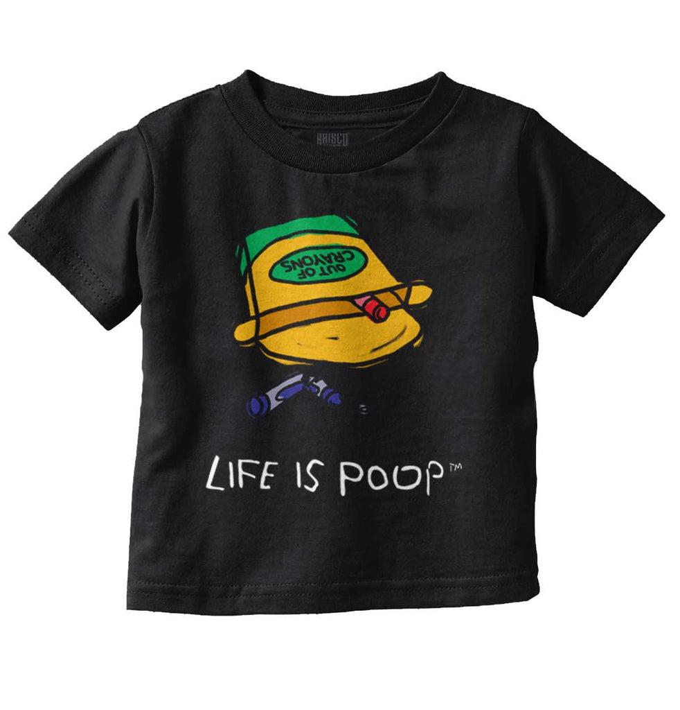 Out of Crayons Infant Toddler T Shirt-Direct To Garment Print-Brisco Baby