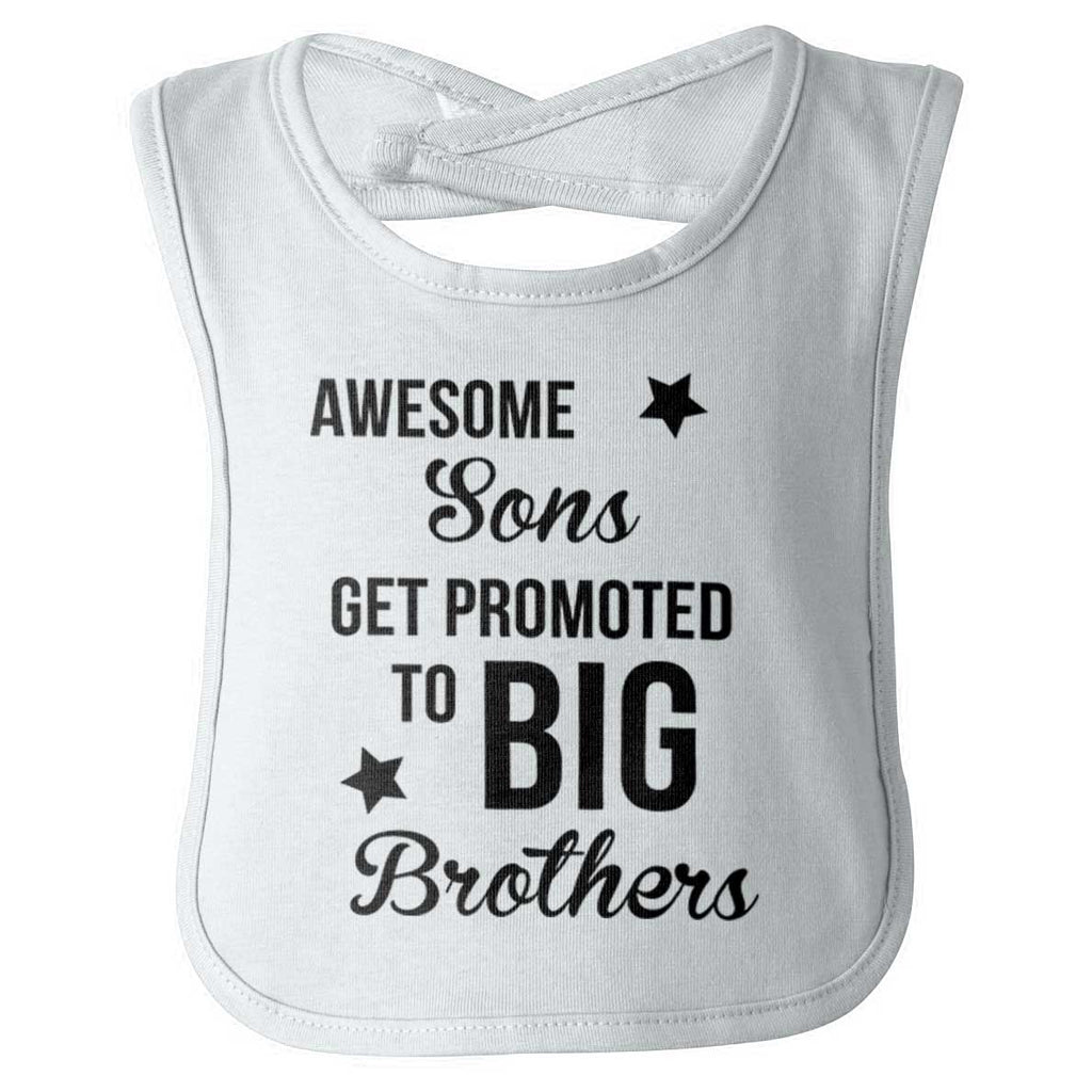 Awesome Sons Promoted Infant Baby Bib-Direct To Garment Print-Brisco Baby