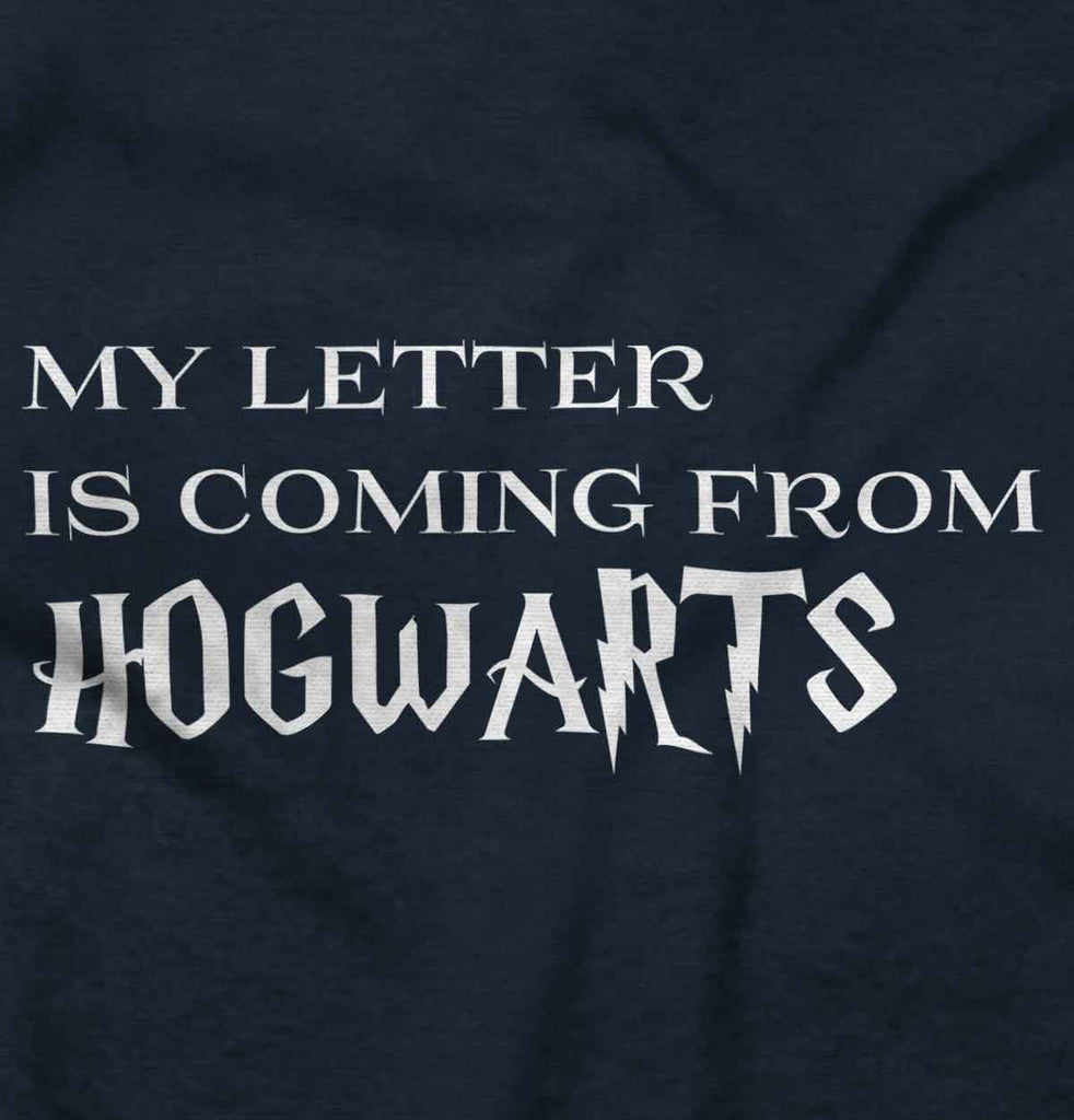 Letter Coming Hogwarts Infant Toddler T Shirt-Direct To Garment Print-Brisco Baby