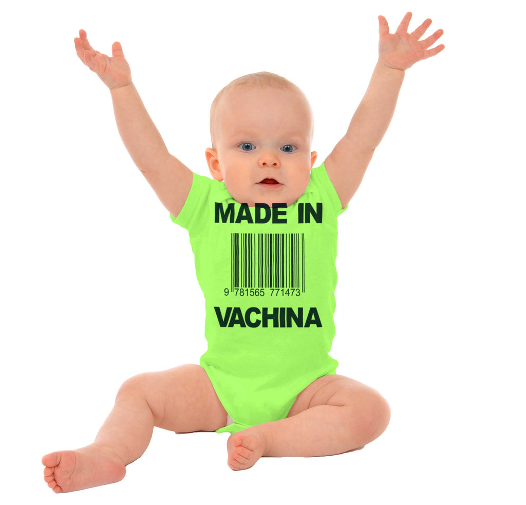 Made In Vachina Romper Bodysuit-Direct To Garment Print-Brisco Baby