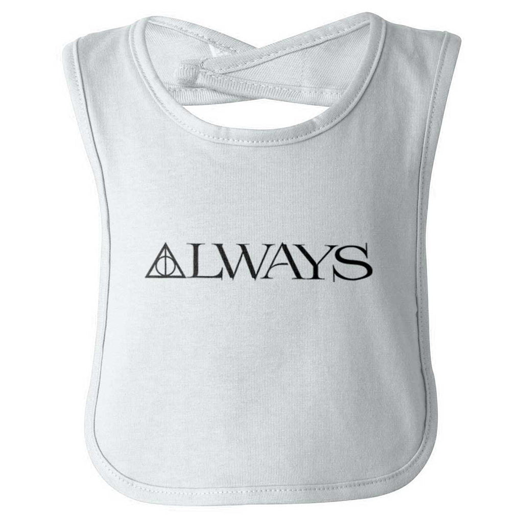 Always Illuminati Infant Baby Bib-Direct To Garment Print-Brisco Baby