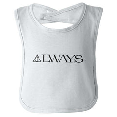 Always Illuminati Infant Baby Bib-Direct To Garment Print-Brisco Baby