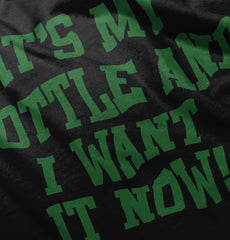 I Want It Now Infant Toddler T Shirt-Direct To Garment Print-Brisco Baby