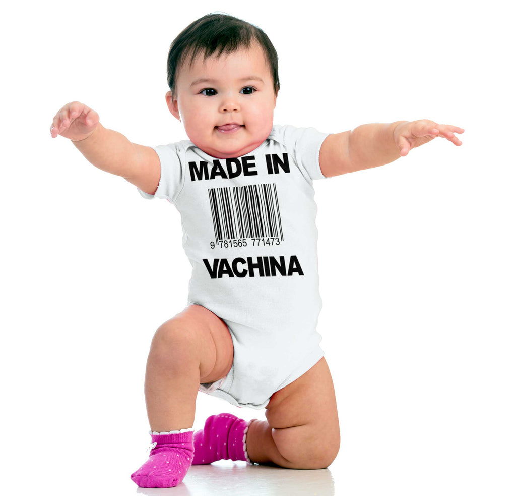 Made In Vachina Romper Bodysuit-Direct To Garment Print-Brisco Baby