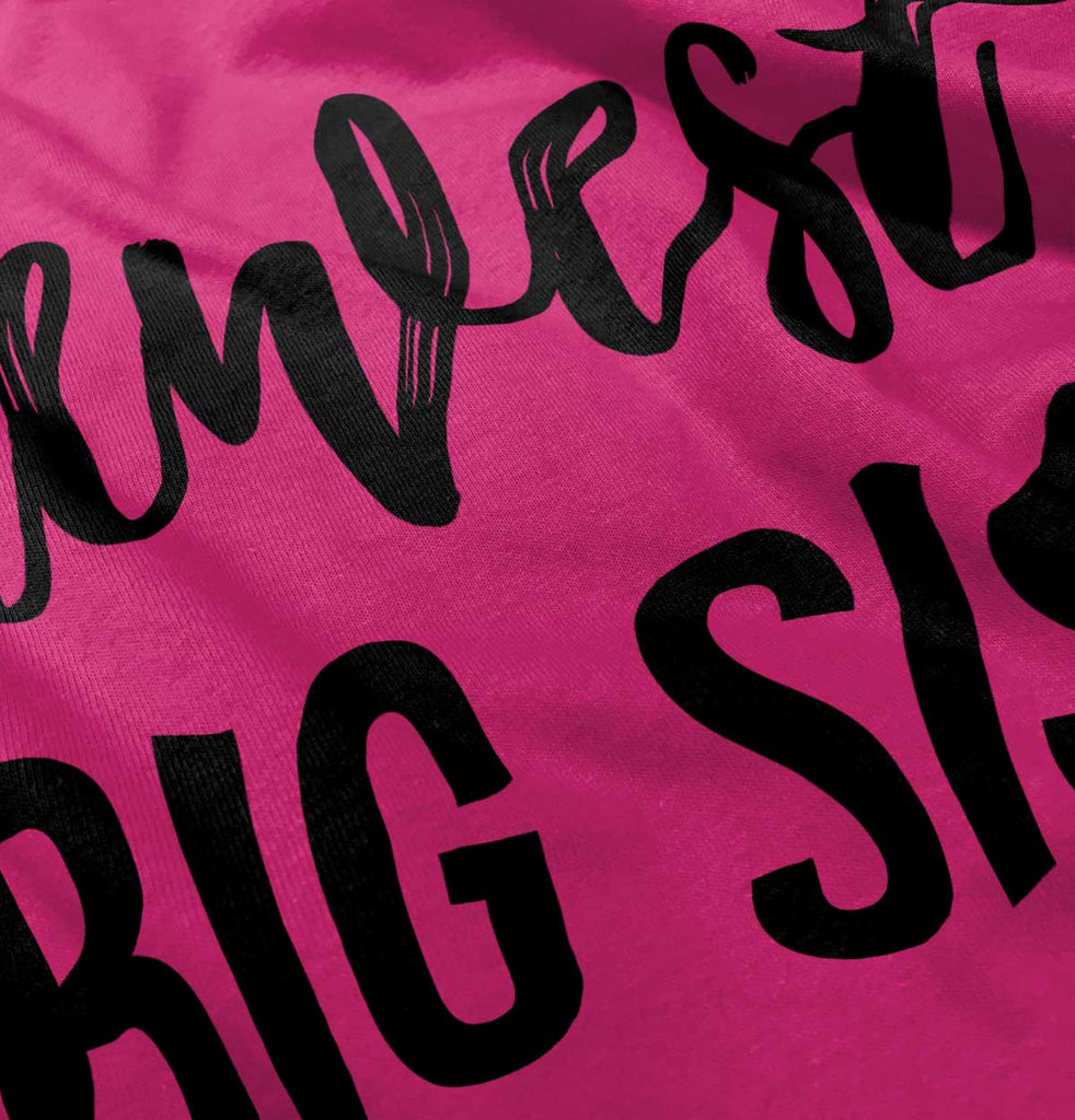 Newest Big Sis Infant Toddler T Shirt-Direct To Garment Print-Brisco Baby