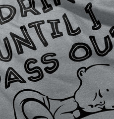 Until I Pass Out Infant Toddler T Shirt-Direct To Garment Print-Brisco Baby
