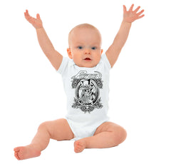 In Poison We Trust Romper Bodysuit-Direct To Garment Print-Brisco Baby