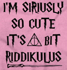 Seriusly Cute Infant Toddler T Shirt-Direct To Garment Print-Brisco Baby