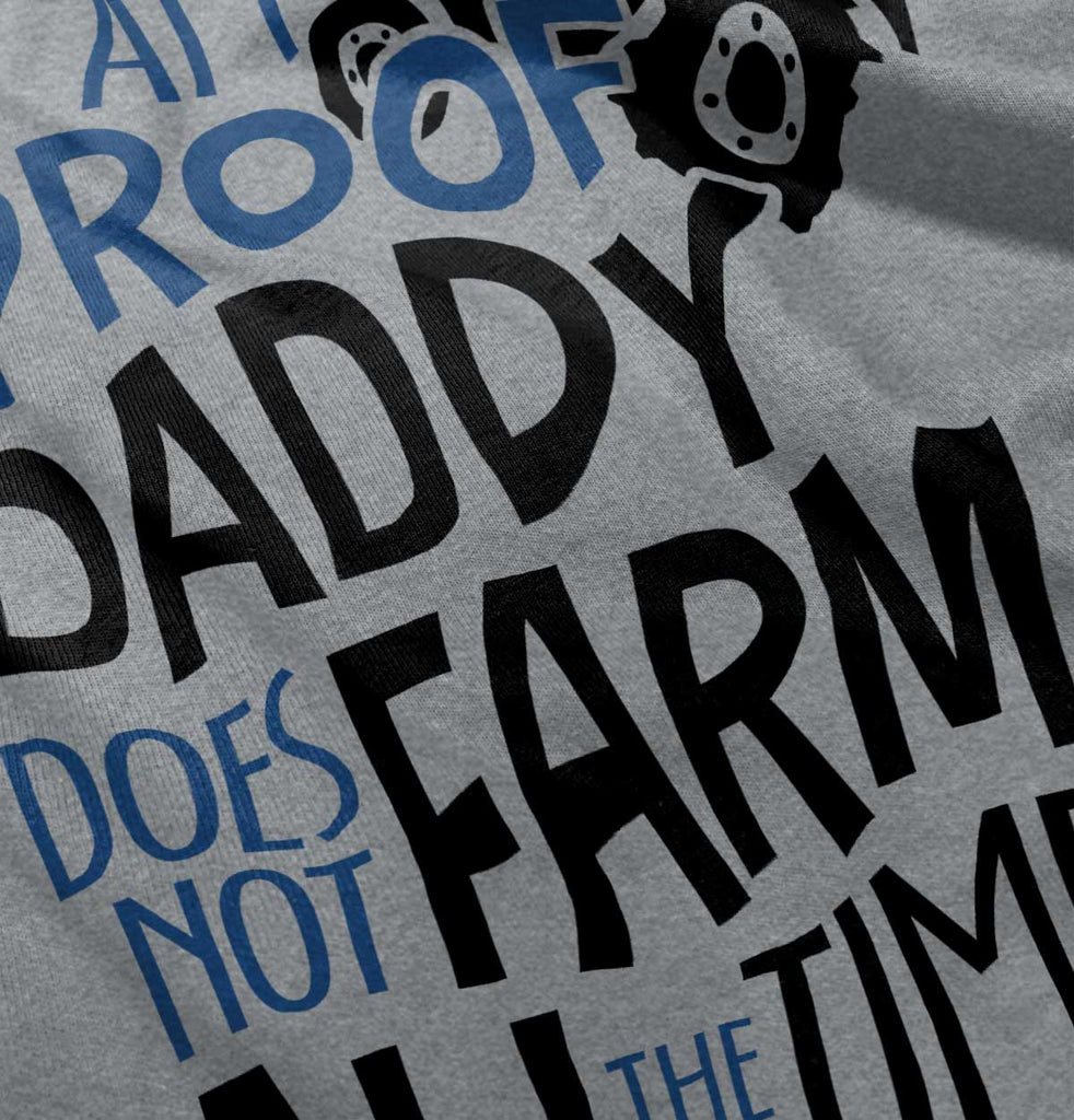 Farm All The Time Solid Baby Pajama Top-Direct To Garment Print-Brisco Baby
