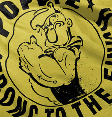 Popeye To The Finish Romper Bodysuit-Direct To Garment Print-Brisco Baby