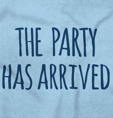 The Party Has Arrived Romper Bodysuit-Direct To Garment Print-Brisco Baby