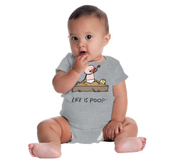 Eating Sand Romper Bodysuit-Direct To Garment Print-Brisco Baby