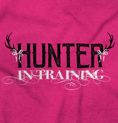 Hunter Girl In Training Romper Bodysuit-Direct To Garment Print-Brisco Baby