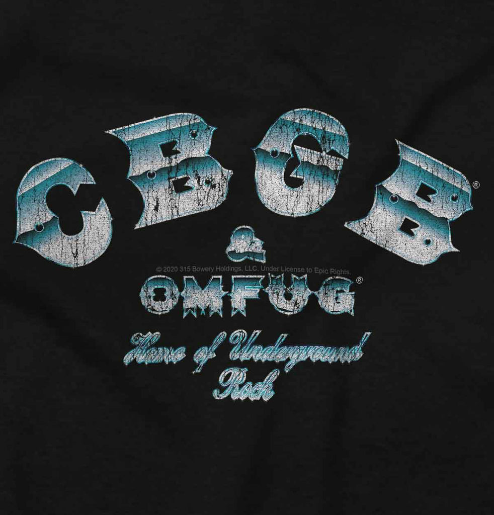 Logo of CBGB Romper Bodysuit-Direct To Garment Print-Brisco Baby