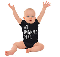 Am I Original? Romper Bodysuit-Direct To Garment Print-Brisco Baby