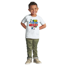 Getting Messy Infant Toddler T Shirt-Direct To Garment Print-Brisco Baby