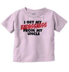 Badass Uncle Infant Toddler T Shirt-Direct To Garment Print-Brisco Baby