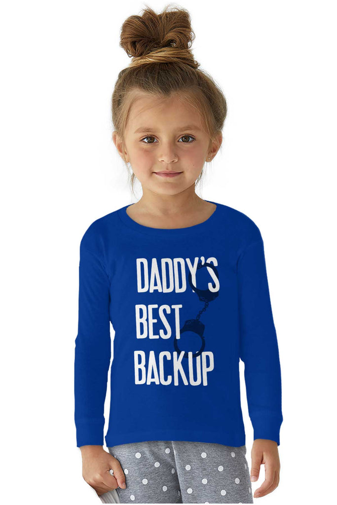 Daddy's Best Backup Solid Baby Pajama Top-Direct To Garment Print-Brisco Baby