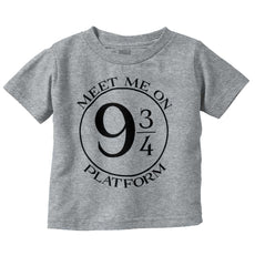 Meet Platform 9 3/4 Infant Toddler T Shirt-Direct To Garment Print-Brisco Baby