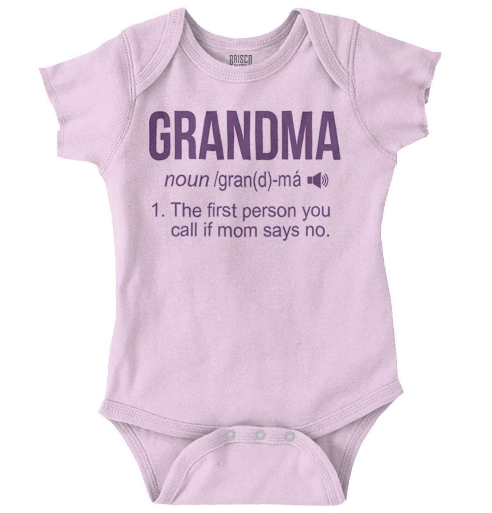 Grandma Romper Bodysuit-Direct To Garment Print-Brisco Baby