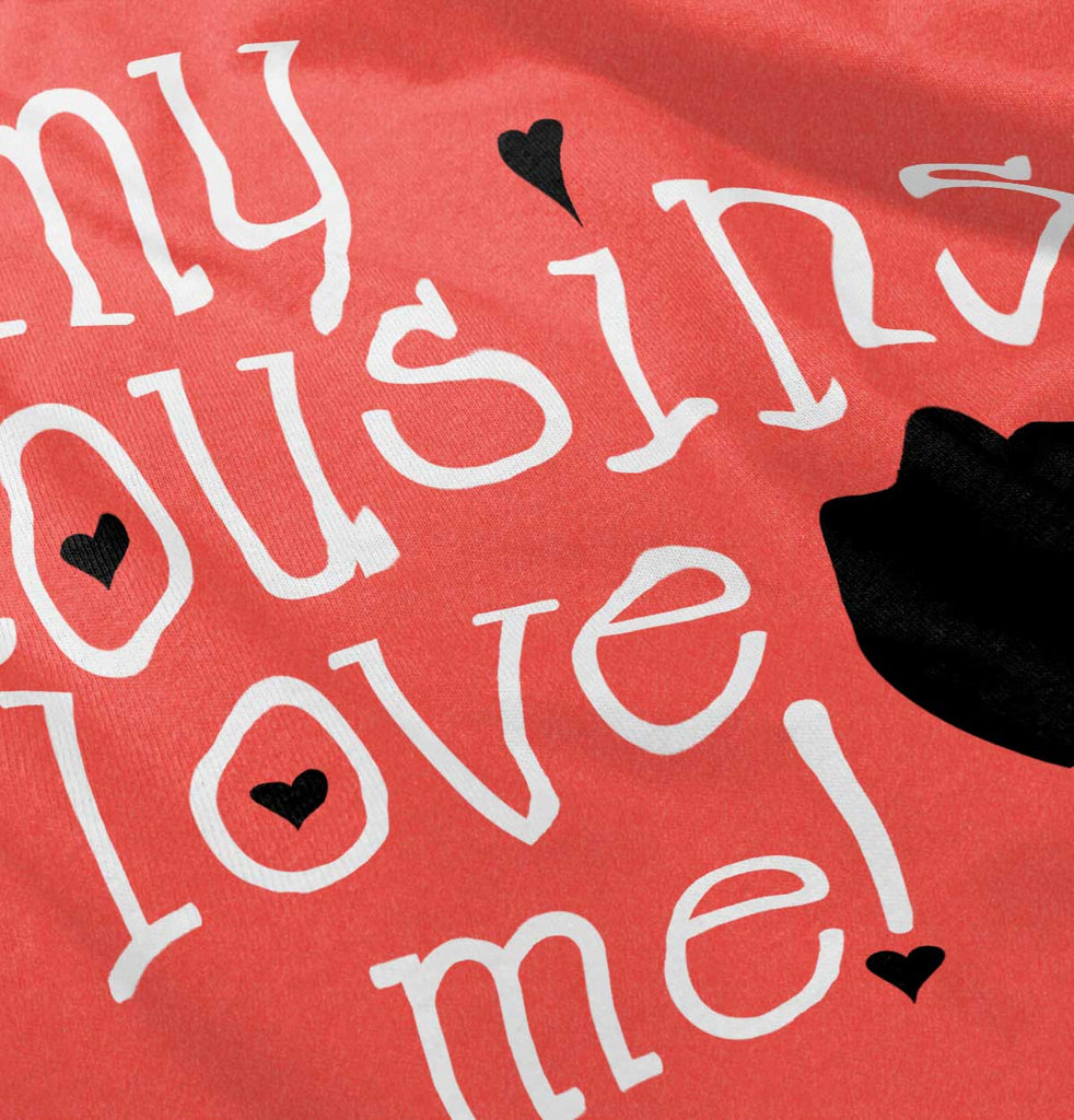Cousins Love Me Toddler Football Jersey Tee-Direct To Garment Print-Brisco Baby