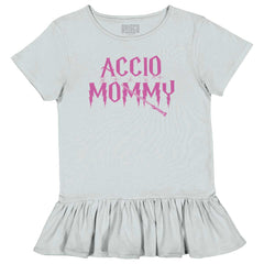 Accio Mommy Toddler Ruffle Bottom Tee-Direct To Garment Print-Brisco Baby