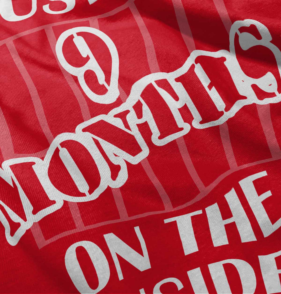 9 Months On The Inside Baby Polka Dot Skirt Dress-Direct To Garment Print-Brisco Baby