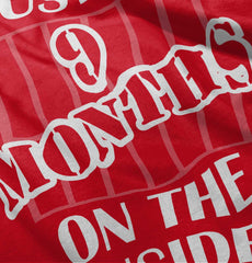 9 Months On The Inside Baby Polka Dot Skirt Dress-Direct To Garment Print-Brisco Baby