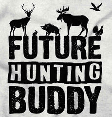Future Deer Hunting Bud Toddler Baseball-Direct To Garment Print-Brisco Baby