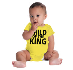 Child Of The King Romper Bodysuit-Direct To Garment Print-Brisco Baby