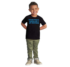 Guess Who's Gonna Be A Big Brother Infant Toddler T Shirt-Direct To Garment Print-Brisco Baby