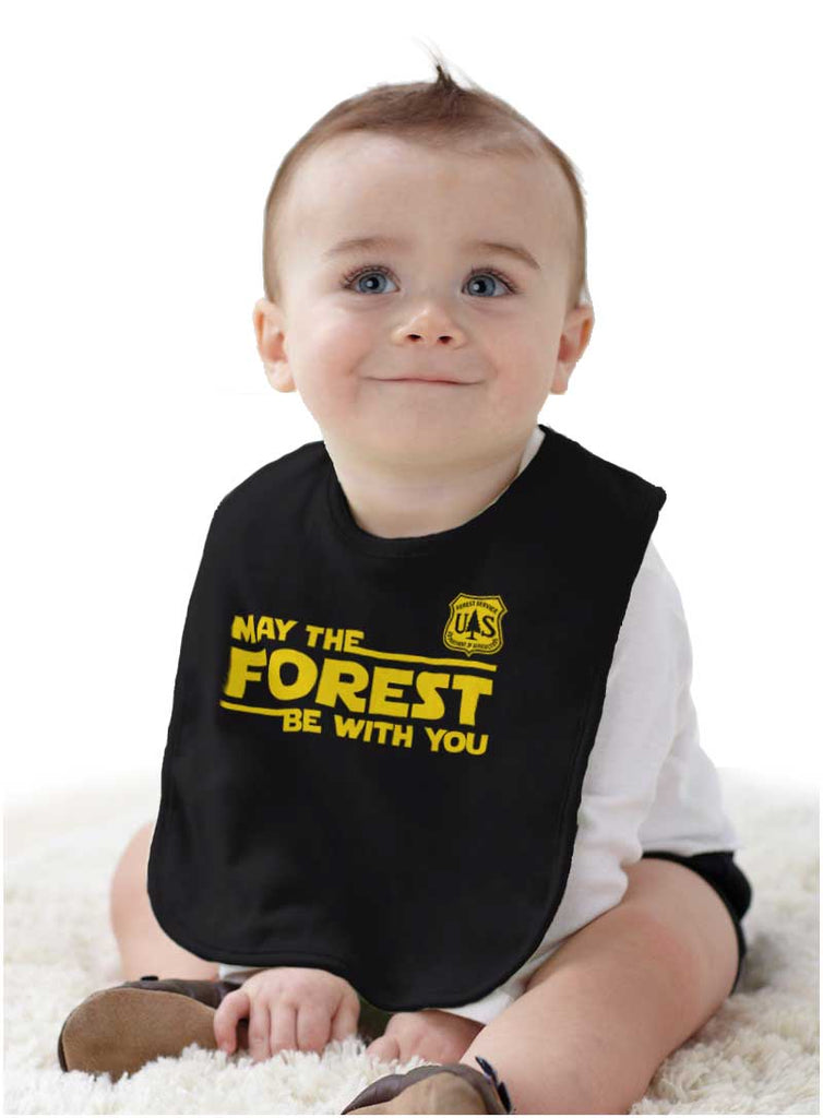May The Forest Infant Baby Bib-Direct To Garment Print-Brisco Baby