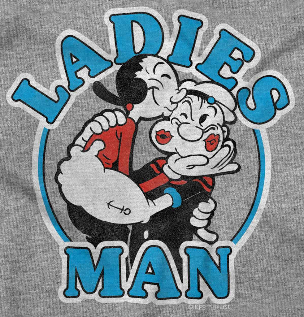 Ladies Man Toddler Pullover Hoodie-Direct To Garment Print-Brisco Baby