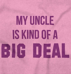 My Uncle Big Deal Infant Baby Bib-Direct To Garment Print-Brisco Baby