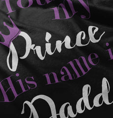 Prince Daddy Infant Baby Bib-Direct To Garment Print-Brisco Baby