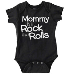 Rock To My Rolls Romper Bodysuit-Direct To Garment Print-Brisco Baby