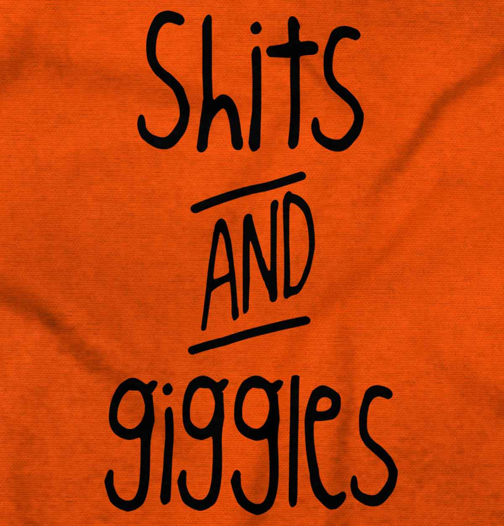 Shits and Giggles Infant Toddler T Shirt-Direct To Garment Print-Brisco Baby
