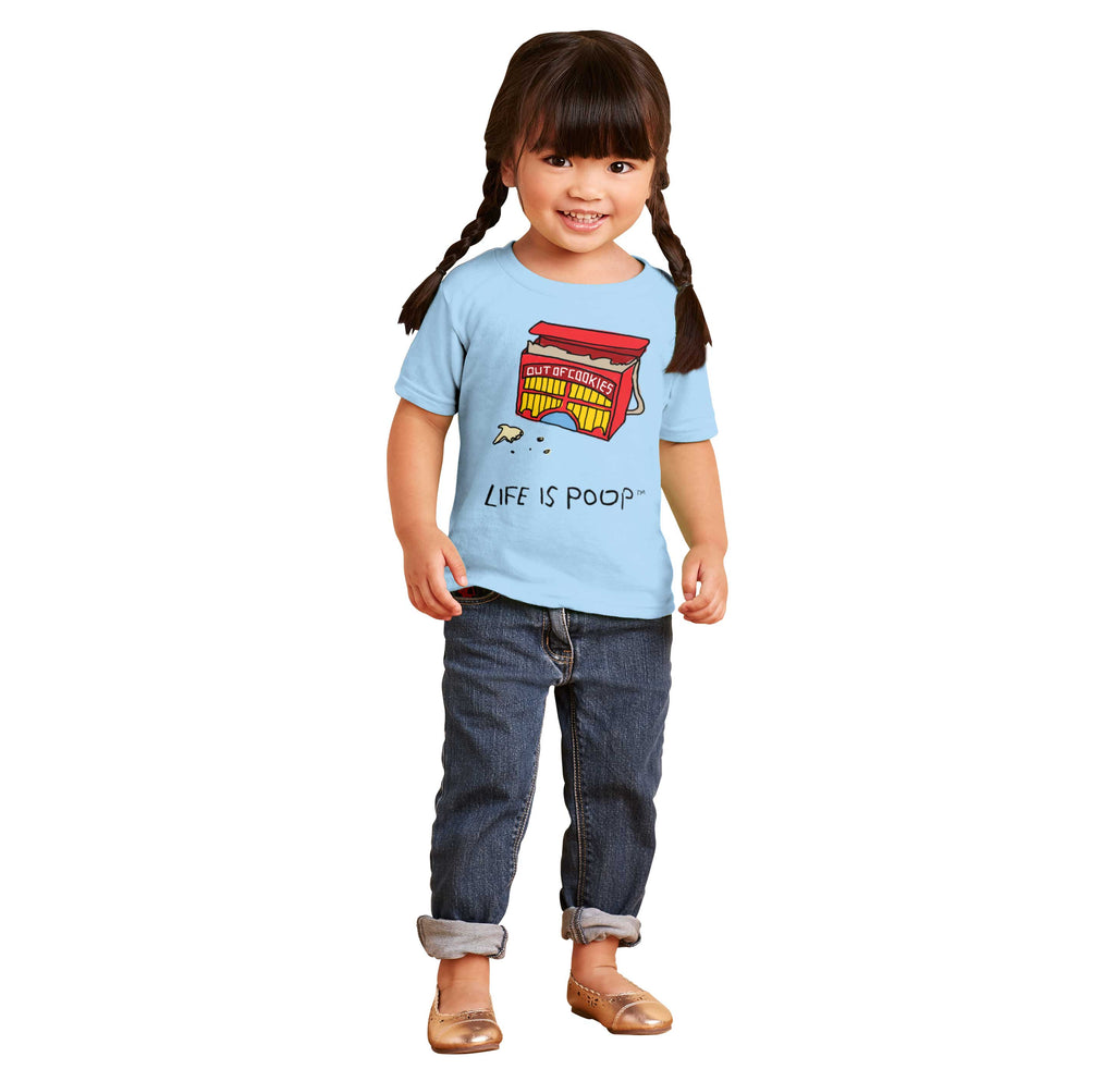 Out of Cookies Infant Toddler T Shirt-Direct To Garment Print-Brisco Baby
