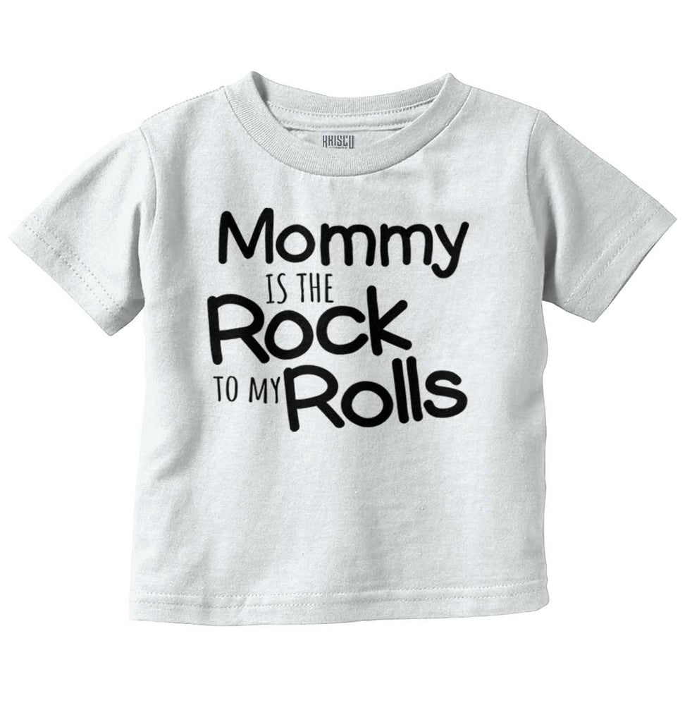 Rock To My Rolls Infant Toddler T Shirt-Direct To Garment Print-Brisco Baby
