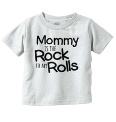 Rock To My Rolls Infant Toddler T Shirt-Direct To Garment Print-Brisco Baby