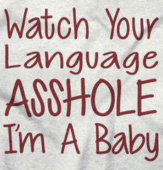 Watch The Language Baby Striped Skirt Dress-Direct To Garment Print-Brisco Baby