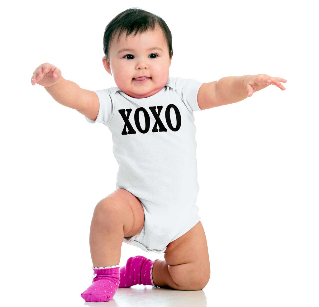 XOXO Romper Bodysuit-Direct To Garment Print-Brisco Baby