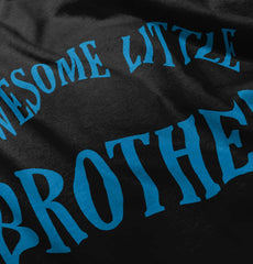 Awesome Little Brother Infant Toddler T Shirt-Direct To Garment Print-Brisco Baby