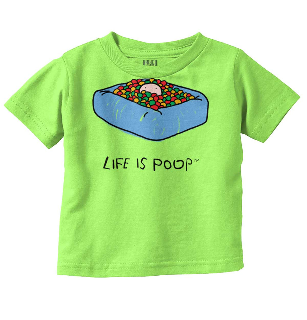 Ball Pit Infant Toddler T Shirt-Direct To Garment Print-Brisco Baby