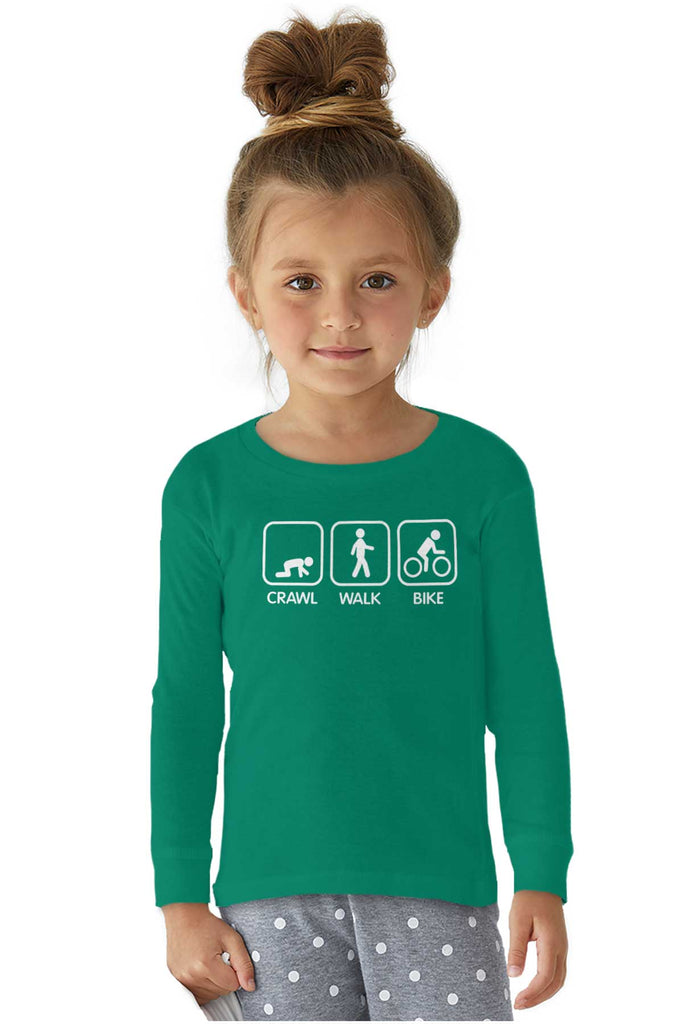 Crawl Walk Bike Solid Baby Pajama Top-Direct To Garment Print-Brisco Baby