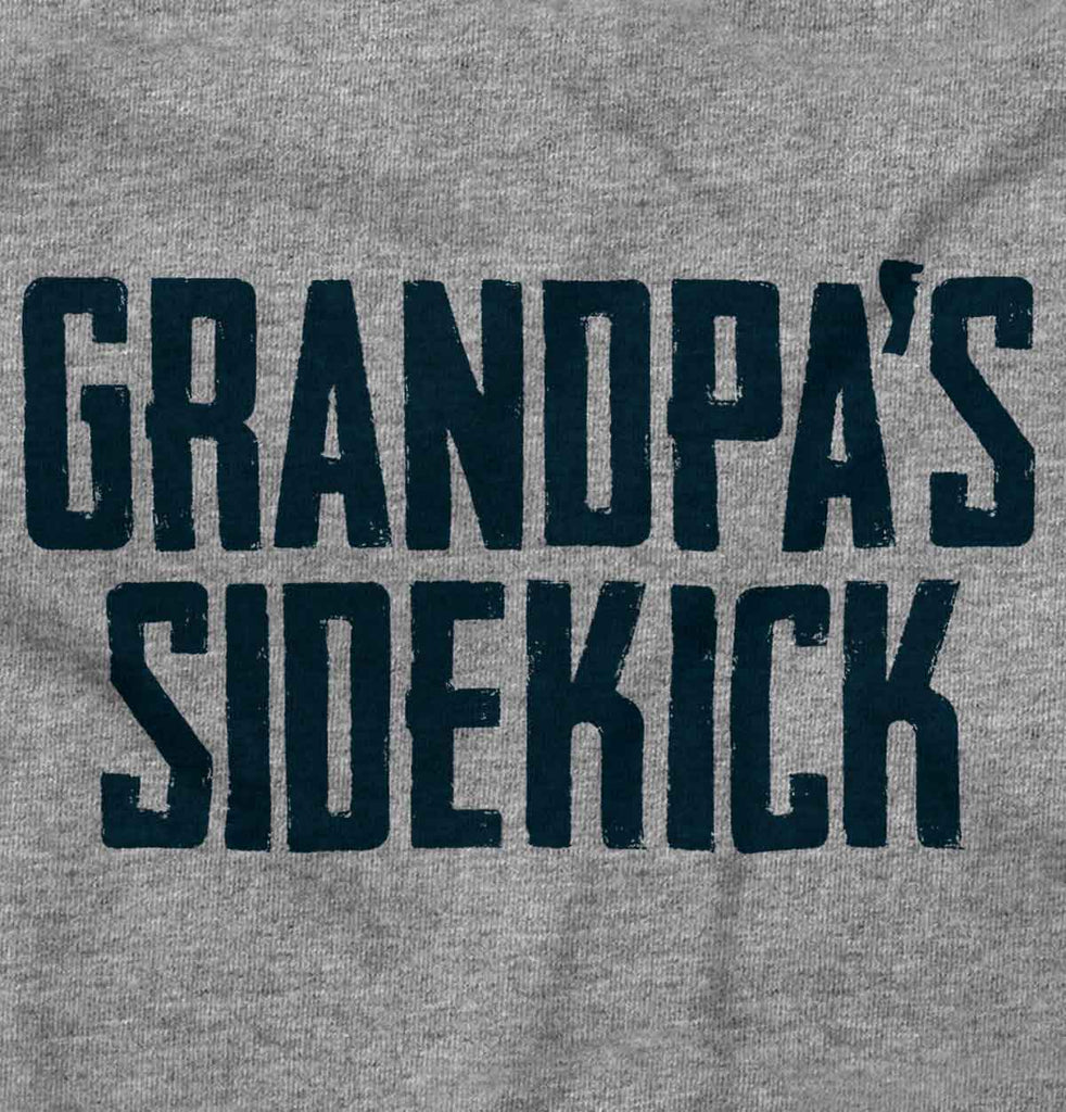 Grandpa's Sidekick Toddler Football Jersey Tee-Direct To Garment Print-Brisco Baby